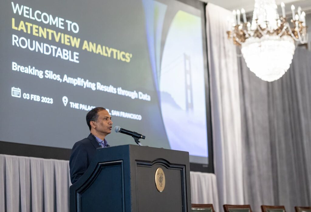 latentview analytics roundtable breaking silos amplifying results through data welcome note